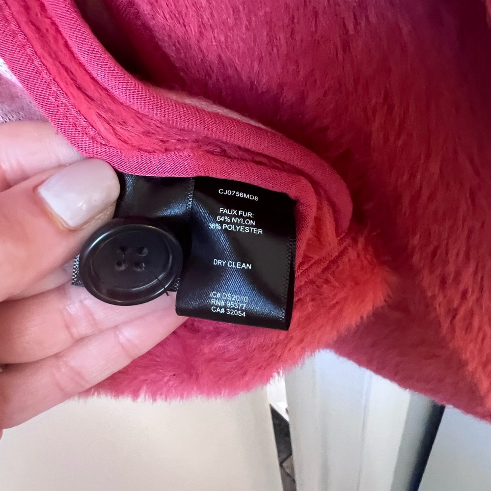 NWT Sanctuary x Anthropologie Elena plush shaw coat - Picture 10 of 11